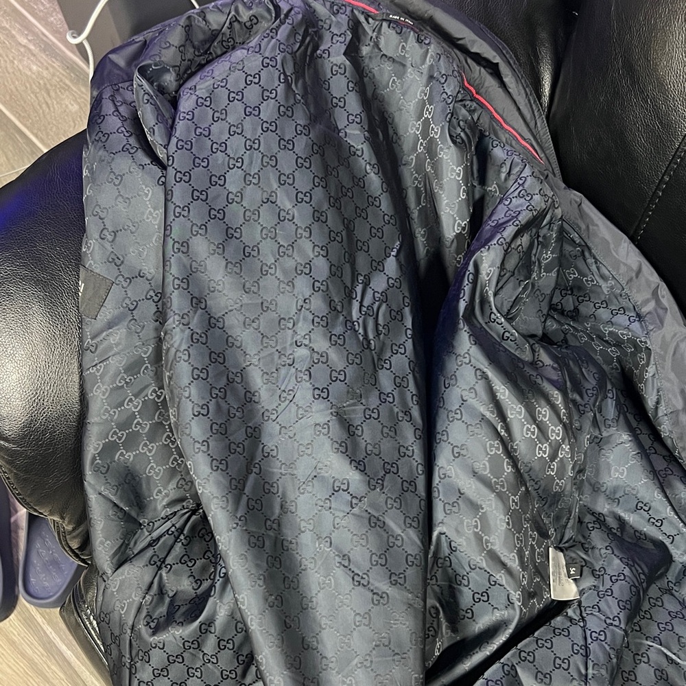 Gucci Navy Monogram Jacket Original “Authentic” G… - image 1